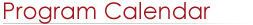 Program Calendar
